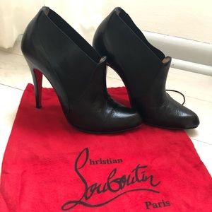 Black Christian Louboutin Booties